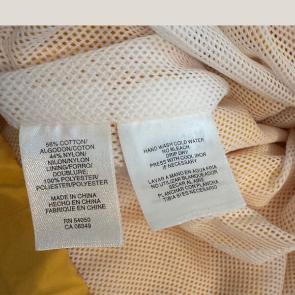 Jones New York Lightweight Hooded Yellow Jacket, XL - Picture 5 of 9